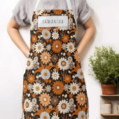 Tablier Apron moderne moderne du milieu du siècle rétro No