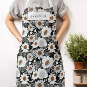 Tablier Apron moderne moderne du milieu du siècle rétro No