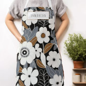Tablier Apron moderne moderne du milieu du siècle rétro No