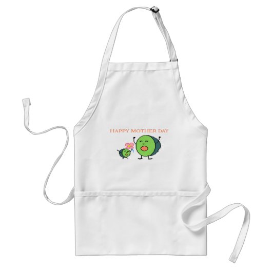 Tablier Apron mother's day  (Devant)