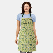 Tablier Apron Motif blanc (Porté)
