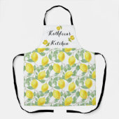Tablier Apron Motif citron du pays (Recto)