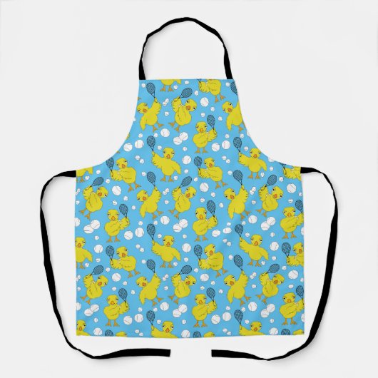 Tablier Apron Motif Tennis Chick (Recto)