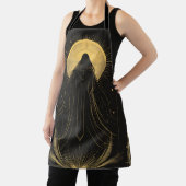 Tablier Apron mystique Noir et Or (Insitu)