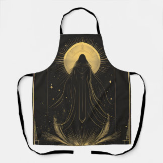 Tablier Apron mystique Noir et Or