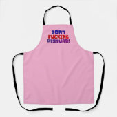Tablier Apron Ne Disturbe Pas ! (Recto)