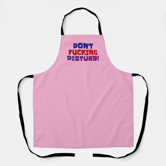 Tablier Apron Ne Disturbe Pas ! (Recto)