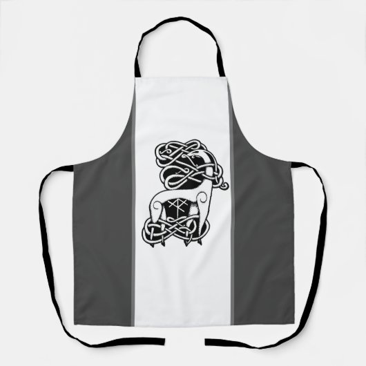 Tablier Apron nordique/celtique de cerfs (Recto)