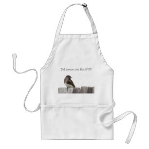 Tablier Apron - Oiseau sur la clôture