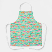 Tablier Apron parapluie de plage | Cadeau pour le Chef Pla (Recto)