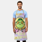 Tablier Apron Peas & Love Tie Dye (Porté)