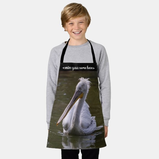 Tablier apron _ pélican (Porté)