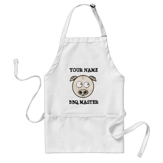 TABLIER APRON PERSONNALISABLE MAÎTRE BBQ (Devant)