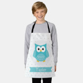 Tablier Apron Personnalisé Cute Owl Kids (Porté)