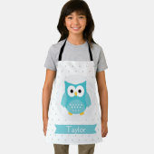 Tablier Apron Personnalisé Cute Owl Kids (Insitu)