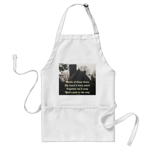 Tablier Apron Poem Ode Prier Par Laden Basset (Devant)