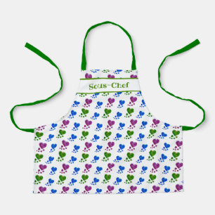 Tablier Apron pour enfants - Coeurs acryliques Abstraits