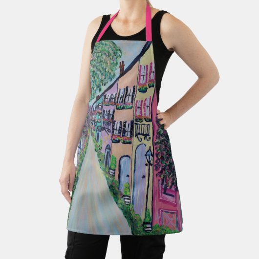 Tablier Apron Rainbow Row (Insitu)