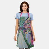 Tablier Apron Rainbow Row (Porté)