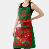 Tablier Apron rêve d'un Noël de vin rouge (Insitu)