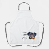 Tablier Apron Rottweiler, Aprons Chien (Recto)