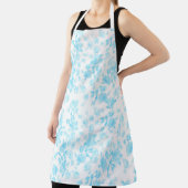 Tablier Apron Saint Colette Juin Roses capri blue (Insitu)