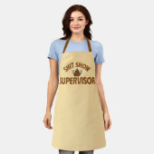 Tablier Apron Shhh Show Supervisor Funny Cooking  (Porté)