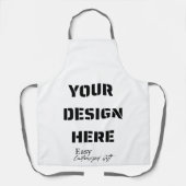 Tablier Apron, Téléchargez votre propre conception (Recto)