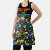 Tablier APRON - Thief aux fraises par Wm. Morris + Monogra (Insitu)