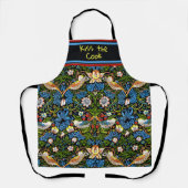 Tablier APRON - Thief aux fraises par Wm. Morris + Monogra (Recto)