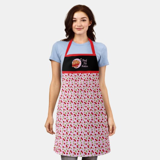Tablier Apron très Cherry Retro (Porté)