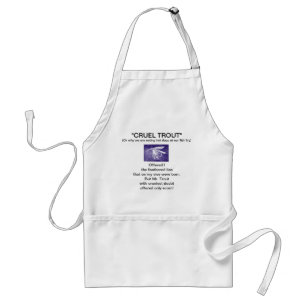 Tablier Apron "Truite mousseuse pourpre"