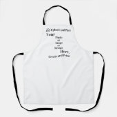 Tablier Apron votre conception ou téléchargement de photo (Recto)