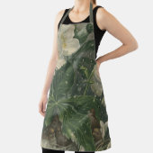 Tablier Apron White Garden Flowers Apron for Women   (Insitu)