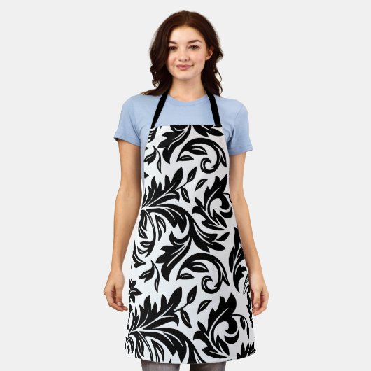 Tablier Apron White - P0358 (Porté)