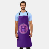 Tablier Apron - Yoga Zen - Personnalisé - Ajouter Initial (Porté)