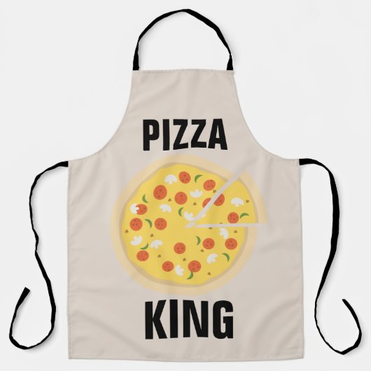TABLIER APRONS CUISINE PIZZA KING DAD (Recto)