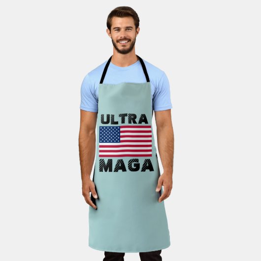 TABLIER APRONS CUISINE ULTRA MAGA TRUMP (Porté)