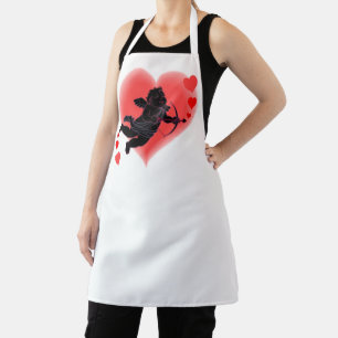 Tablier Aprons d'Amour Cupidé Aprons de Baisers de Saint V
