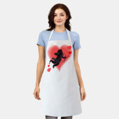Tablier Aprons d'Amour Cupidé Aprons de Baisers de Saint V (Porté)