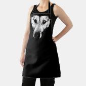 Tablier Aprons d'art Wolf Dog Aprons et cadeaux Wolf Pup (Insitu)