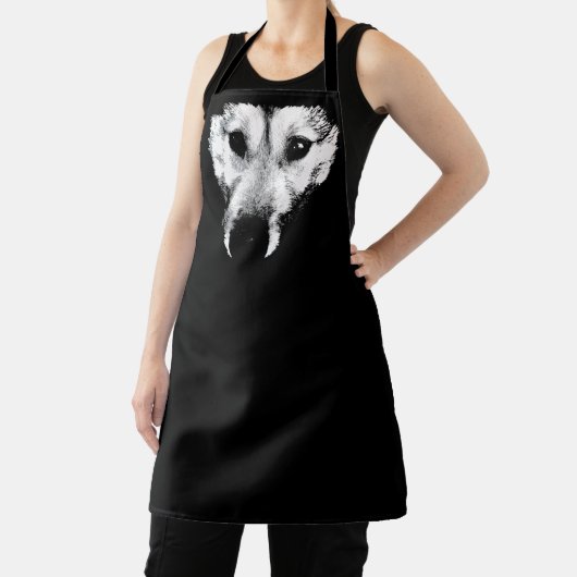 Tablier Aprons d'art Wolf Dog Aprons et cadeaux Wolf Pup (Insitu)