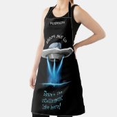 Tablier Aprons de vaisseau spatial UFO Nom et texte person (Insitu)
