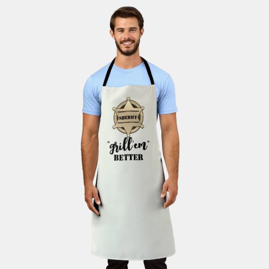 Tablier Aprons Sheriff | Designs uniques (Porté)