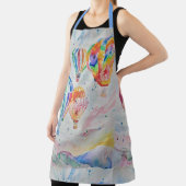 Tablier Aquarelle à air chaud Balloon Aquarelle Dads Cuisi (Insitu)