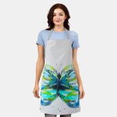 Tablier Aquarelle à papillon (Porté)