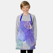 Tablier Aquarelle abstraite-arrière - plan (Porté)