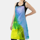 Tablier aquarelle Abstraite peinte fond abstrait, acr (Insitu)