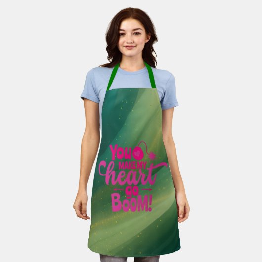 Tablier Aquarelle Artiste Apron peintre (Porté)