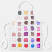 Tablier Aquarelle artiste coloré (Recto)